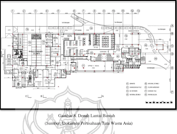 Gambar 8. Denah Lantai Bawah 