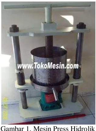 Gambar 1. Mesin Press Hidrolik   