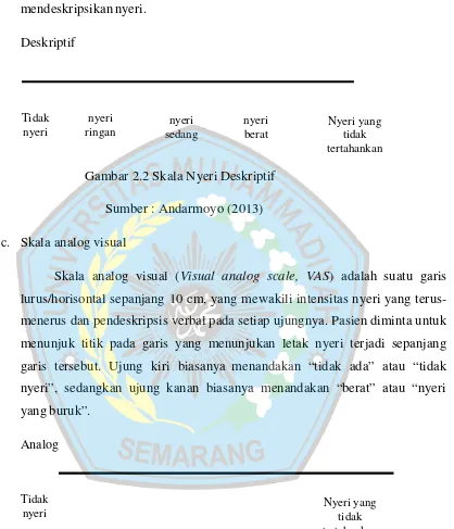 Gambar 2.2 Skala Nyeri Deskriptif