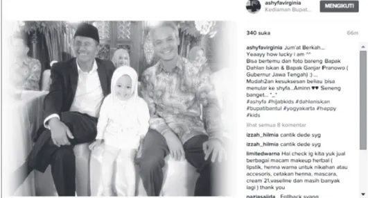 Gambar 13 Ashyfa Berfoto Bersama Pak Dahlan Iskan dan Pak Ganjar Pranowo