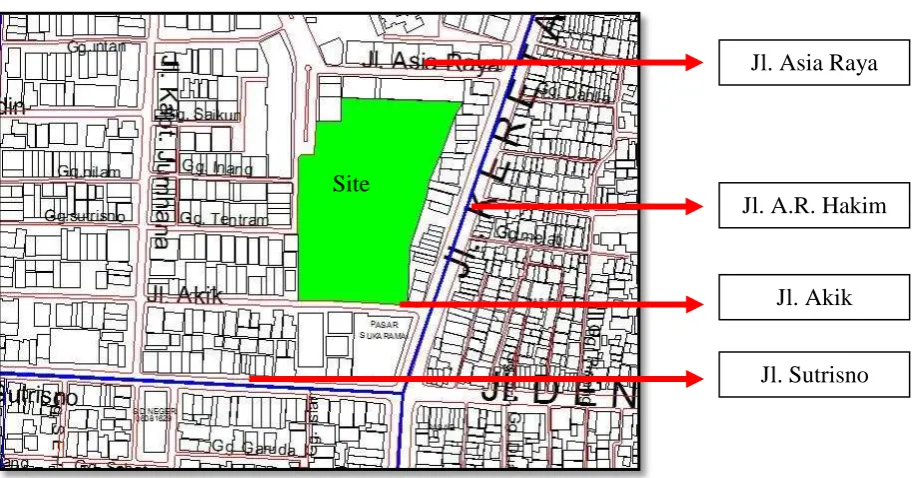 Gambar  4.1 Site 
