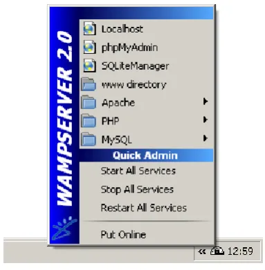 Gambar 2.8 Wamp server 
