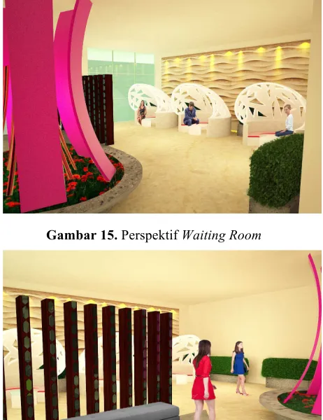 Gambar 15. Perspektif Waiting Room 