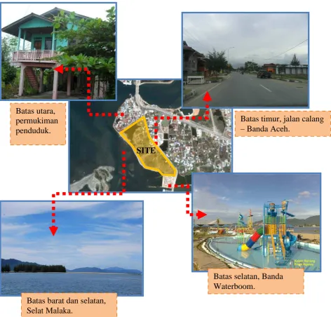 Gambar 4.3 Batas-Batas Site 