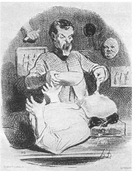 Fig. 5. Caricatura de Honoré Daumier, publi-cada en Les beaux jours de la vie n°91.