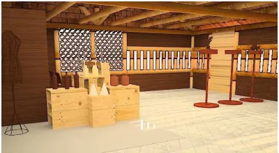 Gambar 34. Perspektif 2 Interior Pohon  