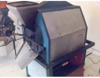 Gambar 4. Mesin sangrai yang digunakan Di Koperasi Wanita Srikandi 