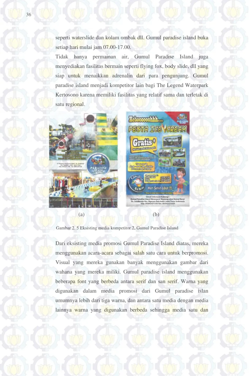 Gambar 2. 5 Eksisting media kompetitor 2, Gumul Paradise Island 