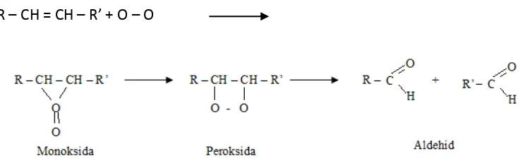 Gambar 1. Reaksi Pembentukan Peroksida (Ketaren, 2005). 