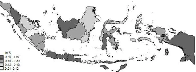 Gambar 2: Peta Penyebaran OOSC di Indonesia Tahun 2012