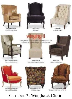 Gambar 2. Wingback Chair 