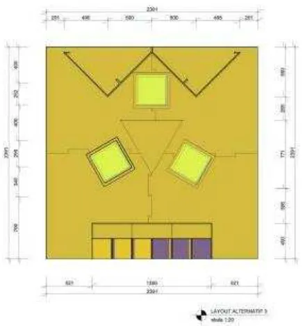 Gambar 11.  Layout alternatif 3 