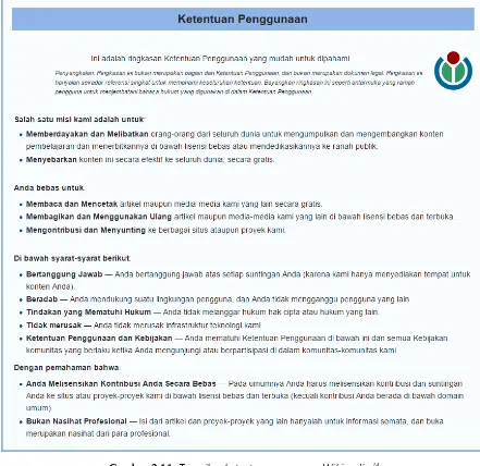 Gambar 2-11. Tampilan ketentuan pengguna Wikipedia.14