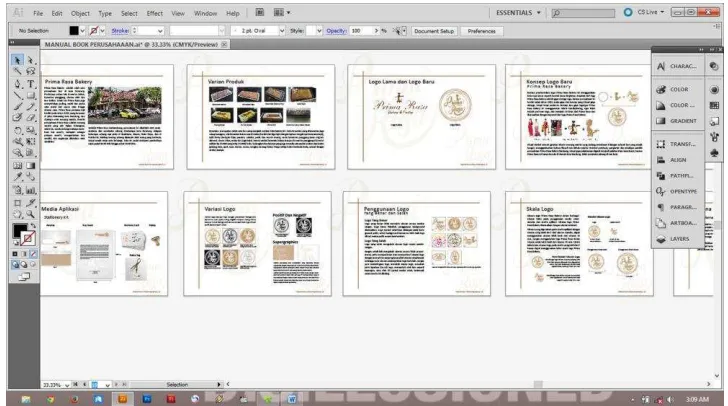 Gambar IV.9  Layout Sampul Depan Sumber: Data Pribadi 