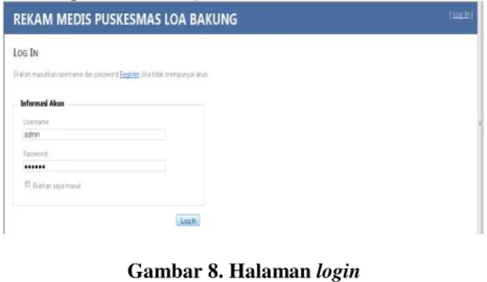 Gambar 9. Halaman pendaftaran pasien baru 