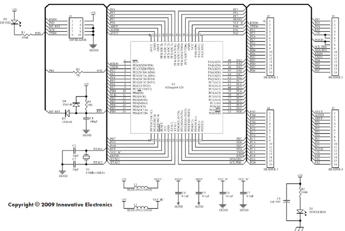 Gambar 8. Rangkaian Keseluruhan Mikrokontroler Remote Unit 
