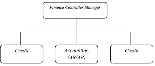 Gambar II.3 – Struktur Organisasi Financial controller 