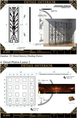 Gambar. 25. Detail Interior Dinding Partisi  