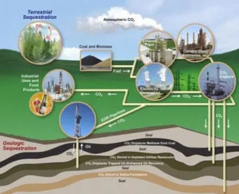 Gambar 2.3. Mekanisme Carbon Capture and Storage (CCS) (Yordan, 2015) 