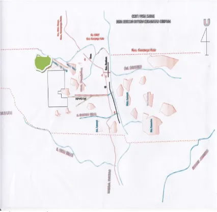 Gambar 3.3 Peta Kawasan Hutan Sei Rais Desa Rubung Buyung Kecamatan Cempaga 