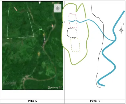 Gambar 3.4 Peta Kawasan Hutan Sei Rais Desa Rubung Buyung Kecamatan 