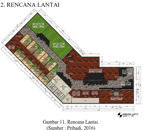 Gambar 12. Rencana Plafon (Sumber : Pribadi, 2016) 