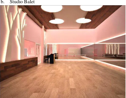 Gambar 7. Resepsionis Belle Ballet School 