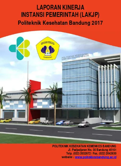 [Download] Dokumen Resmi – Politeknik Kesehatan Kemenkes Bandung Lakip 2017