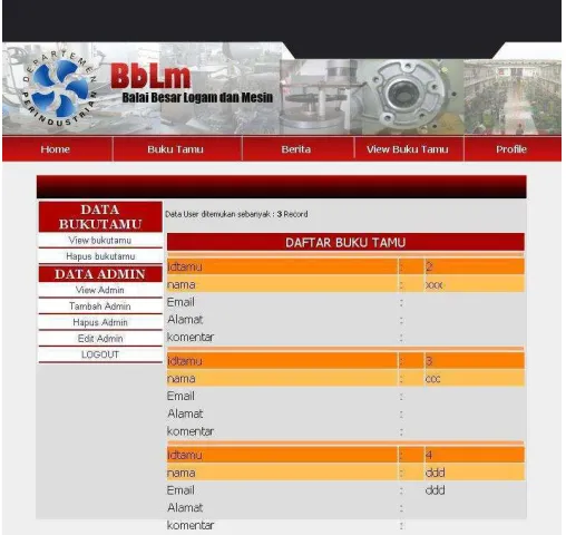 Gambar III-44 Halaman Profile (A0-4) 