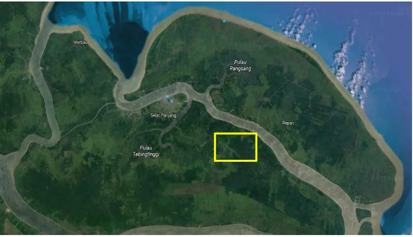 Gambar 1.2 Lokasi Kabupaten Kepulauan Meranti 