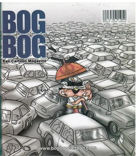 Gambar 4. Cop-fee Susu (Tema Globalisasi). Sumber: Bog Bog Cartoon Magazine No.6. Vol