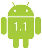 Gambar 2.3 Logo Android  ( Versi 1.1 )