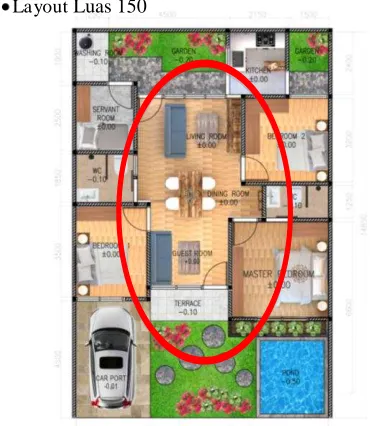 Gambar 6. Layout Luas 100m2 