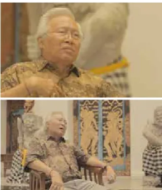 Figure 1. Several shots on screen that place objects on the right or left side. Image source: Budiyana, 2017