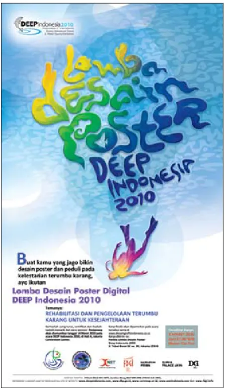 Gambar 15 Poster Lomba Poster Deep Indonesia 2010 