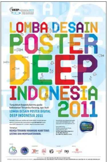 Gambar 16 Poster Lomba Poster Deep Indonesia 2011 