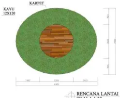 Gambar. 26.  Rencana Lantai Set 4  