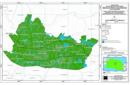 Tabel 7. Lokasi Penyediaan Kawasan Resapan Air Tahun 2036 Berdasarkan Pola Ruang RTRW Kota Bandung 2011-2031 