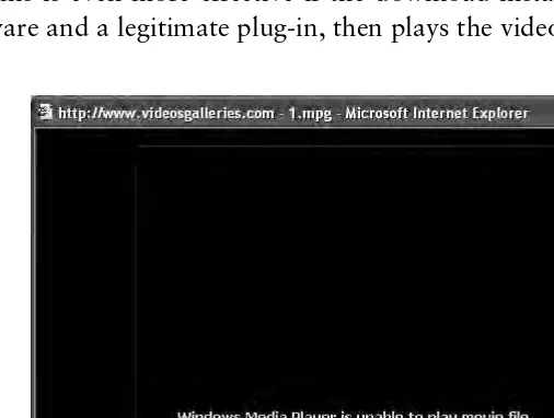 Figure 3-1. Malware can masquerade as a legitimate download, such asWindows Media Player