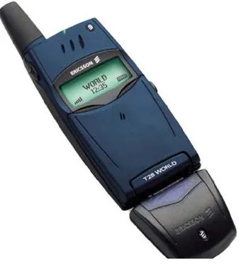 Figure 5.9: Ericsson’s Bluetooth Phone Adapter attaches to the bottom of any cellular phone