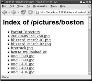 Figure 7-3. Using a test Apache server