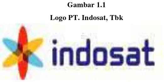 Gambar 1.1 Logo PT. Indosat, Tbk 