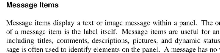 Figure 1-11. Panel list item created with the PANEL_LIST package