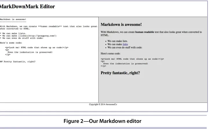 Figure 2—Our Markdown editor