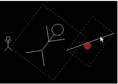 figure you want to rotate. A translucent red circle will one-mouse laptop. All you have to do is right click on the appear on the screen