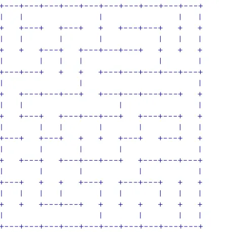 Figure 1.2: Sample 10×10 maze