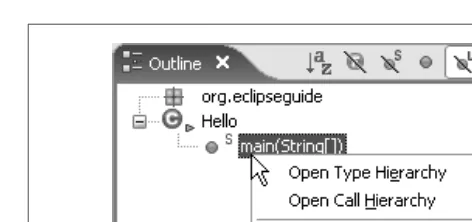 Figure 8. Right-click in the content area for the context menu.