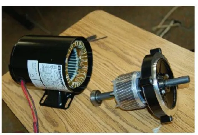 Gambar 2.3 Motor Induksi Rotor Sangkar 