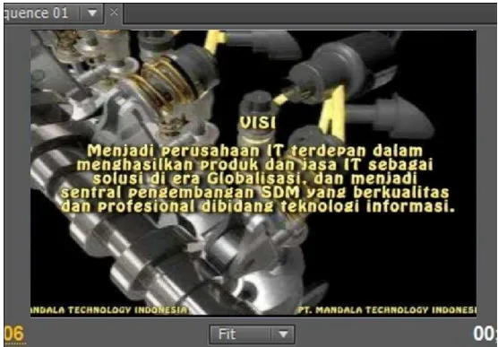 Gambar III.10 Pemberian efek 