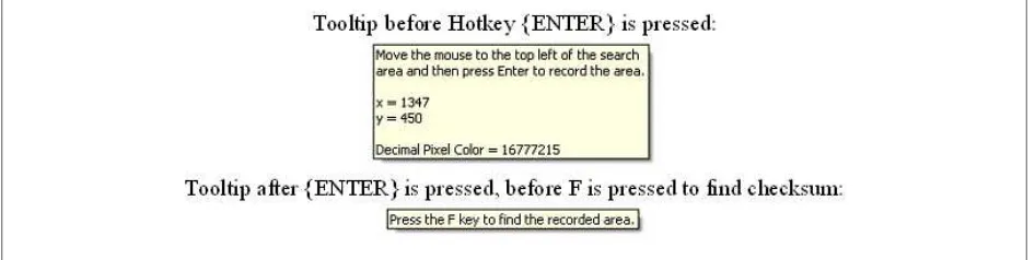 Figure 6. Example 10 findchecksum() User-Defined Function Tooltips